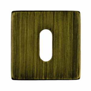 Sleutelplaatje BB SQUARE SHAPE MAT BRONS