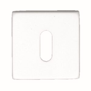 Sleutelplaatje BB SQUARE SHAPE WIT STRUCTUUR