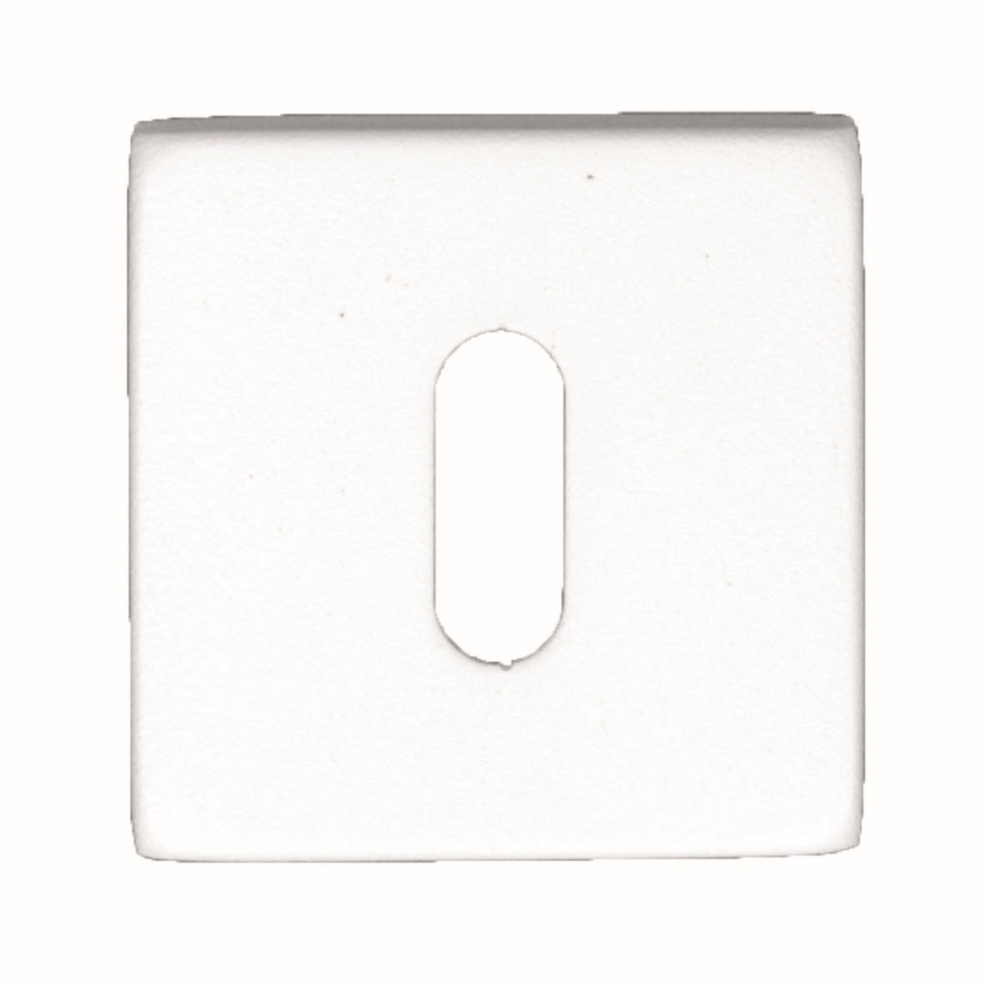 Sleutelplaatje BB SQUARE SHAPE WIT STRUCTUUR