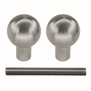 Vaste top B 40 MASSIEF INOX PLUS PAAR DEURDIKTE>3CM