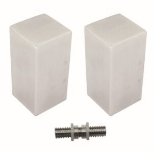 Vaste top CARRE INOX PLUS PAAR VOOR GLAS