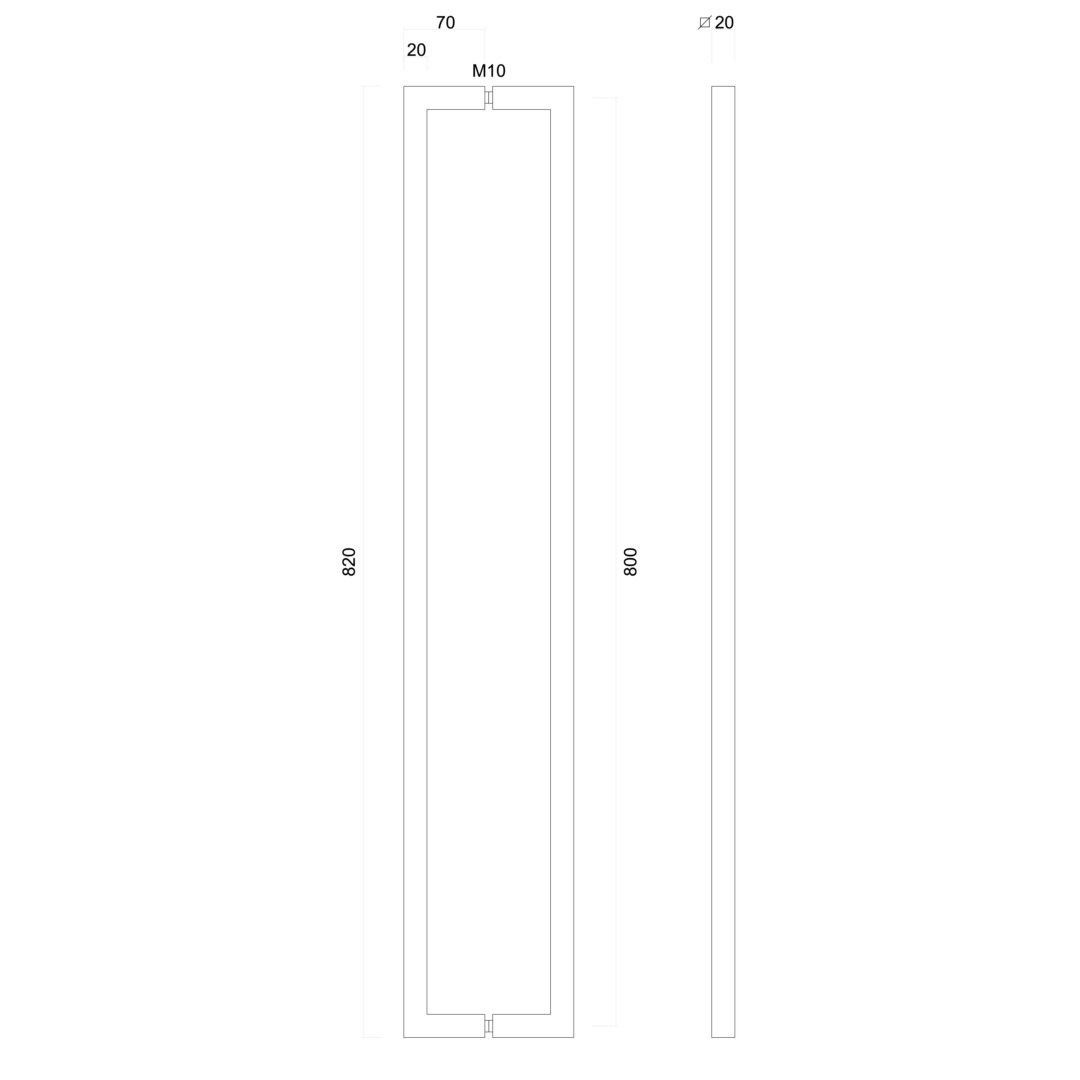 Trekker CUBICA 20/800 INOX PLUS PAAR VOOR GLAS - Afbeelding 2