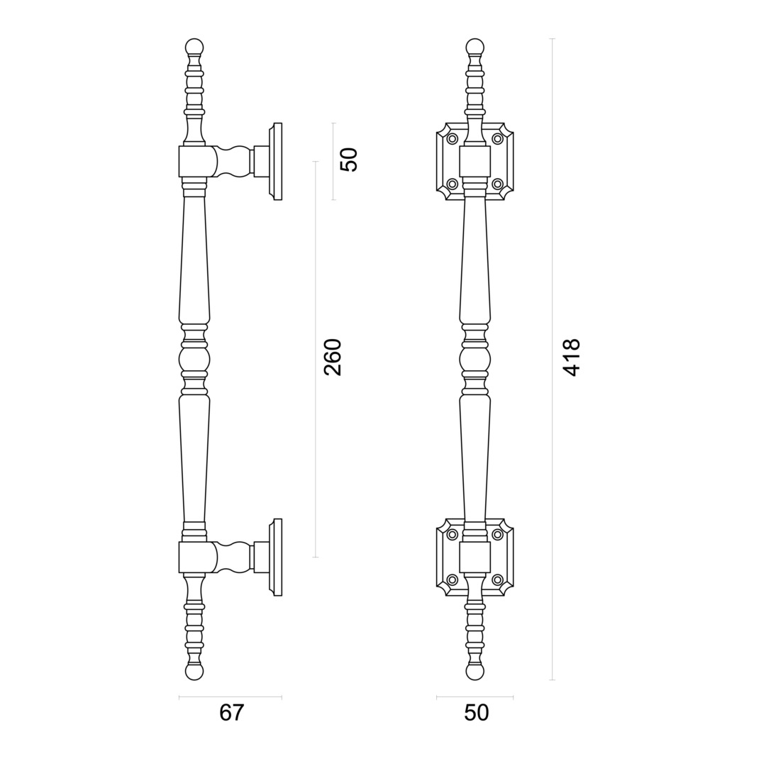 Trekker RUBENS INOX LOOK - Afbeelding 2