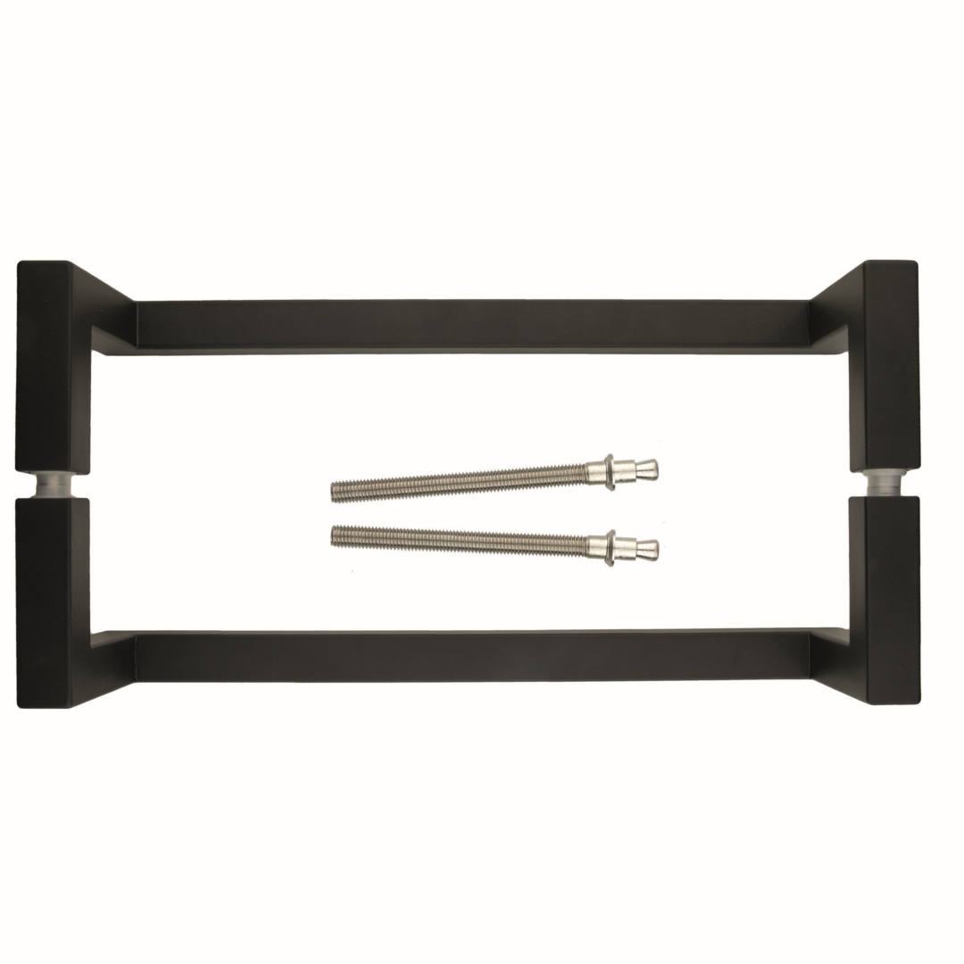 Trekker SQUARE D 20/300 ZWART PAAR DEURDIKTE>3CM