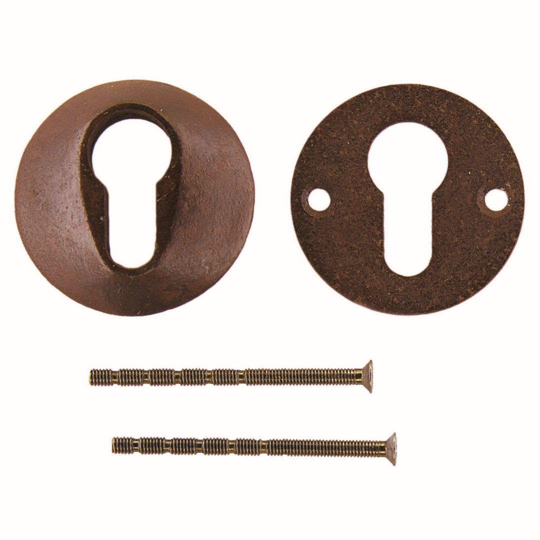 Veiligheidscilinderplaatje ROEST .8MM