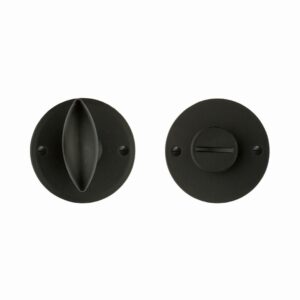 WC garnituur rond OLIVE ZWART