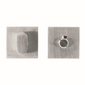 WC garnituur SQUARE 1/2/3 INOX PLUS
