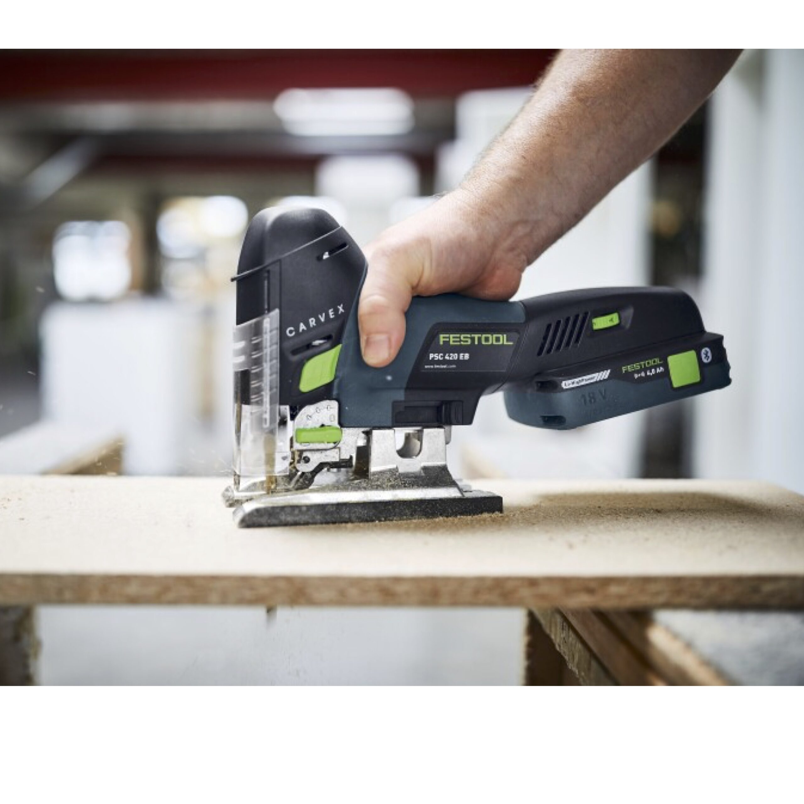 Festool PSC 420 EB-Basic Accu pendeldecoupeerzaag - Afbeelding 4