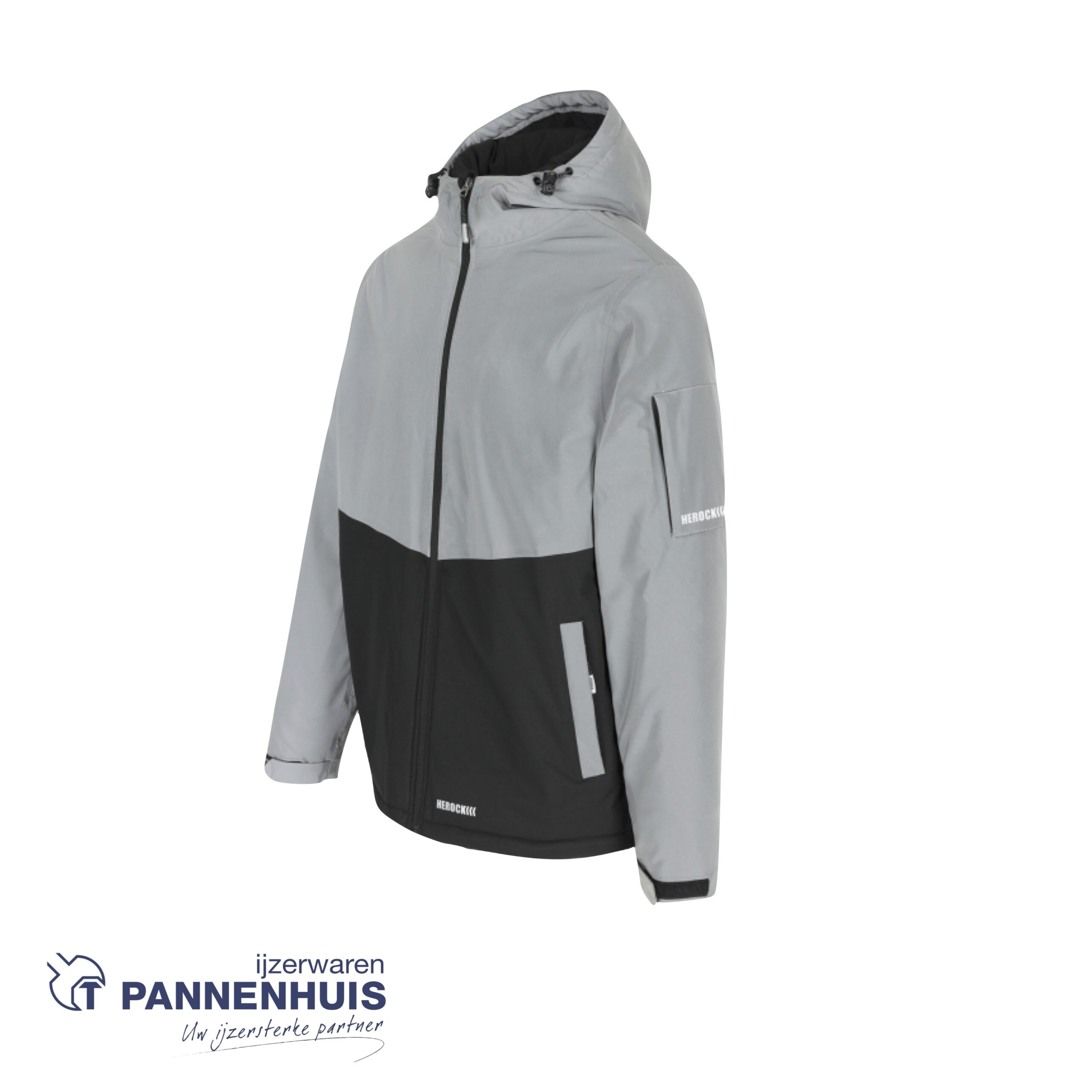 Herock FLUXUS JAS Reflecterend GRIJS/ZWART M - Afbeelding 2