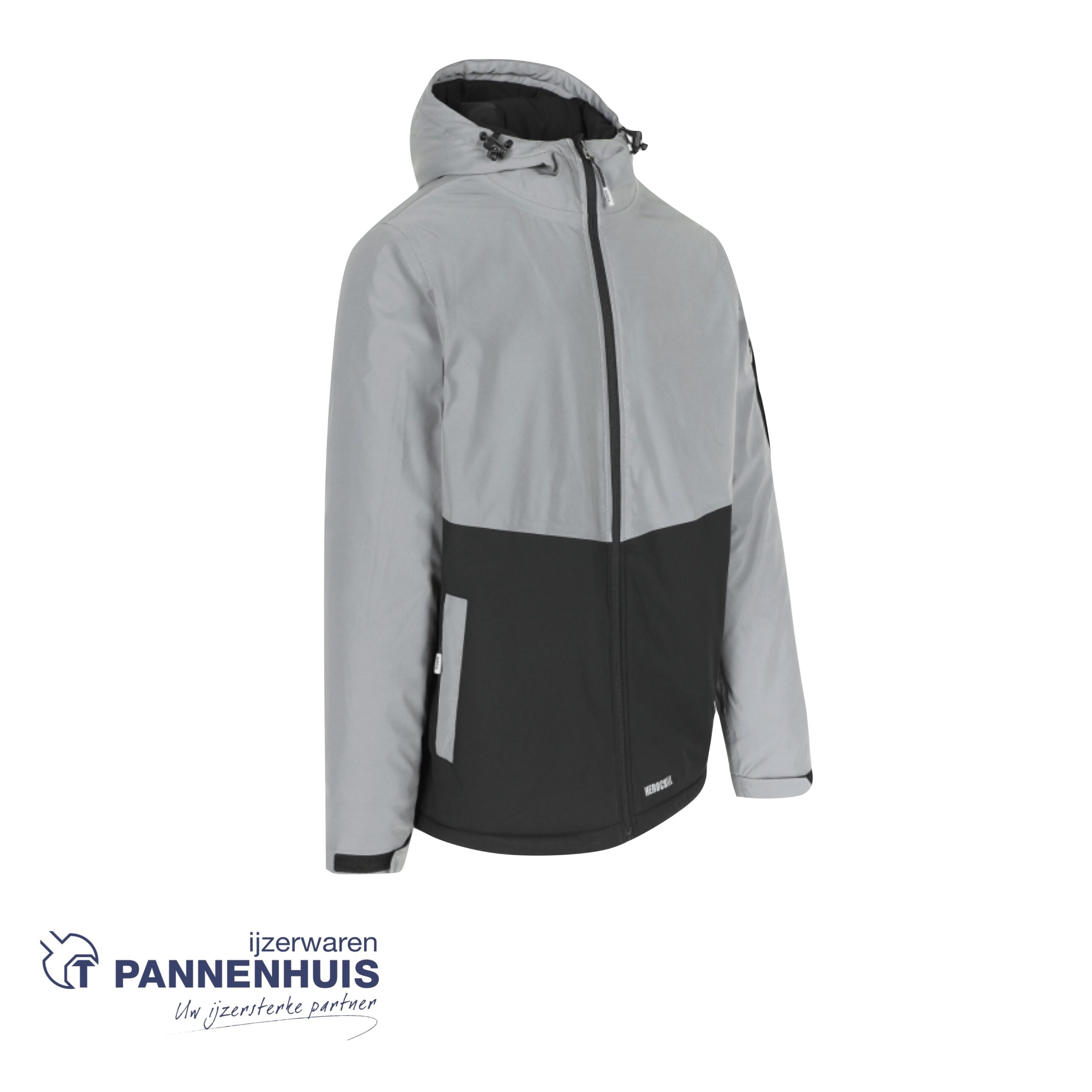 Herock FLUXUS JAS Reflecterend GRIJS/ZWART M - Afbeelding 3