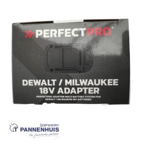 Perfectpro DEWALT / MILWAUKEE 18V ADAPTER