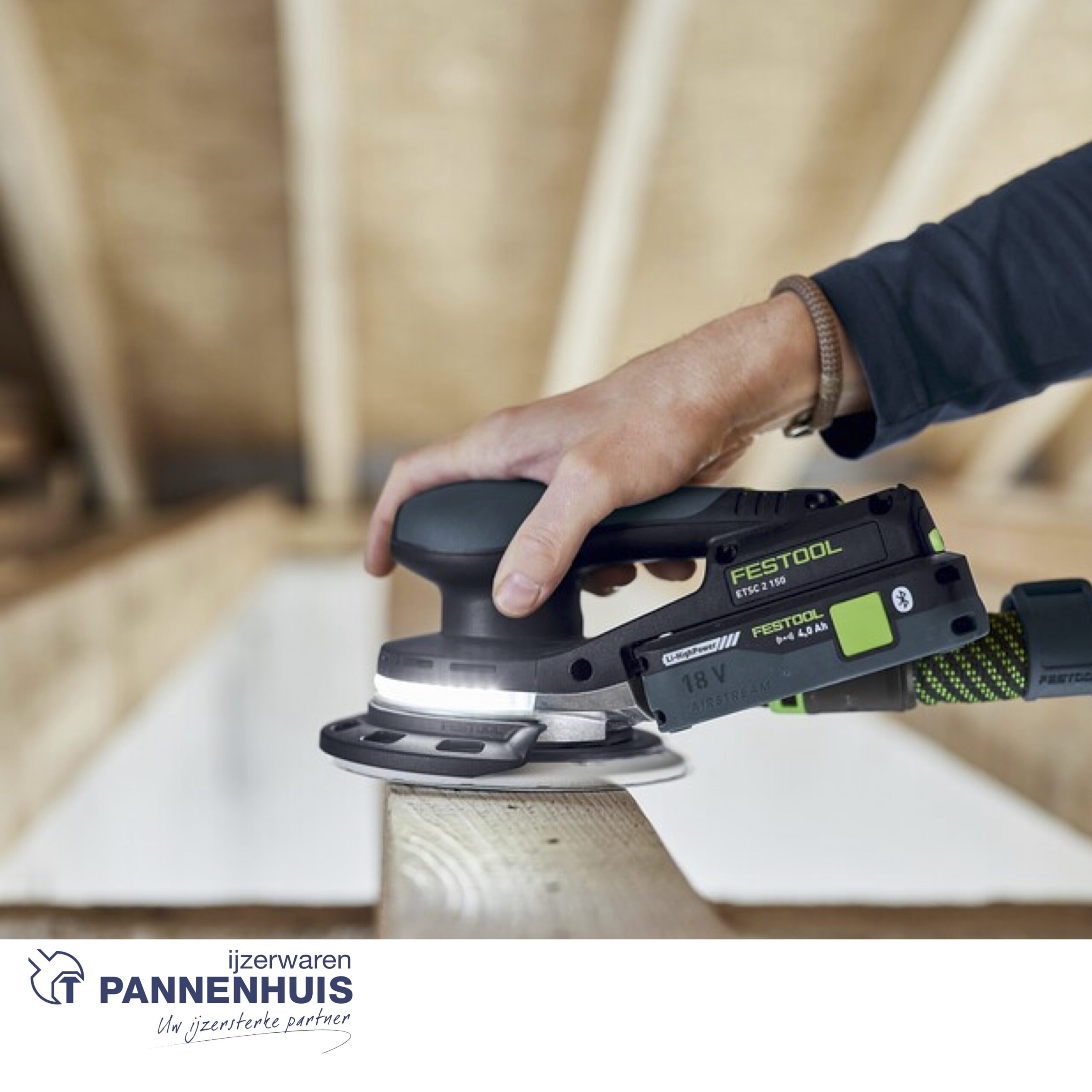 Festool Excenterschuurmachine Accu ETSC 2 150-Basic - Afbeelding 4
