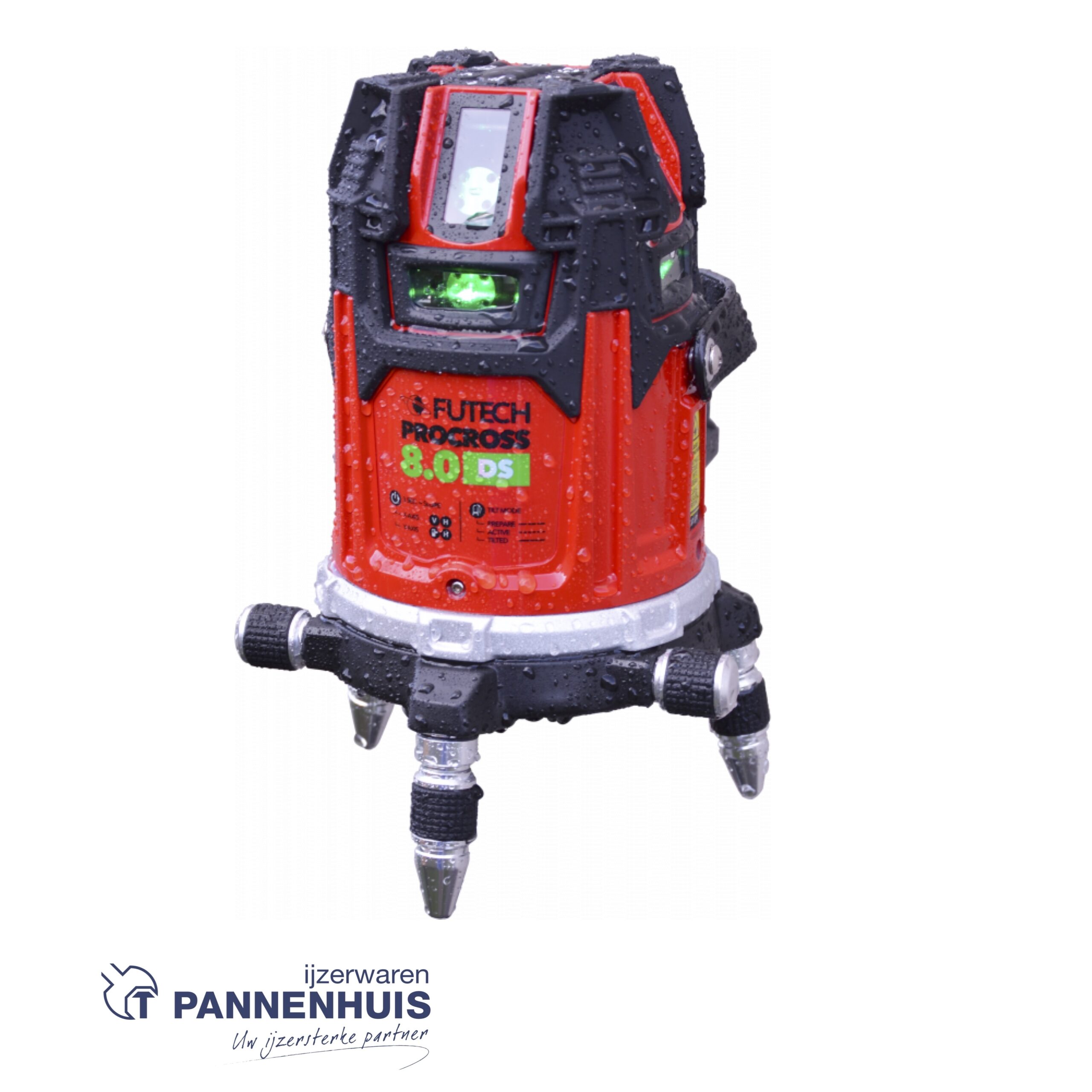 Futech Procross 8.0 DS Groen + Quattro MM (Toestel in koffer) - Afbeelding 3