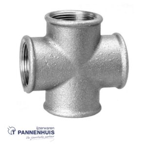 Kruisstuk verzinkt V/V 3/4"