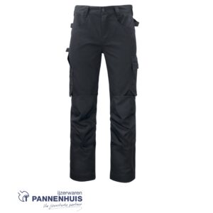 PROJOB 5532 BROEK MET KNIEZAKKEN Zwart C54