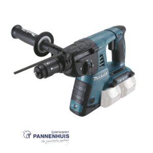 Makita DHR264ZJ Combihamer LXT 18 V x2 - SDS-PLUS - 26 mm - 2,5 J