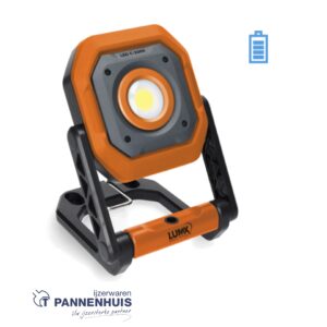 Lumx LED straler C-2000 plooibaar, 20W, IPX6 - Herlaadbaar
