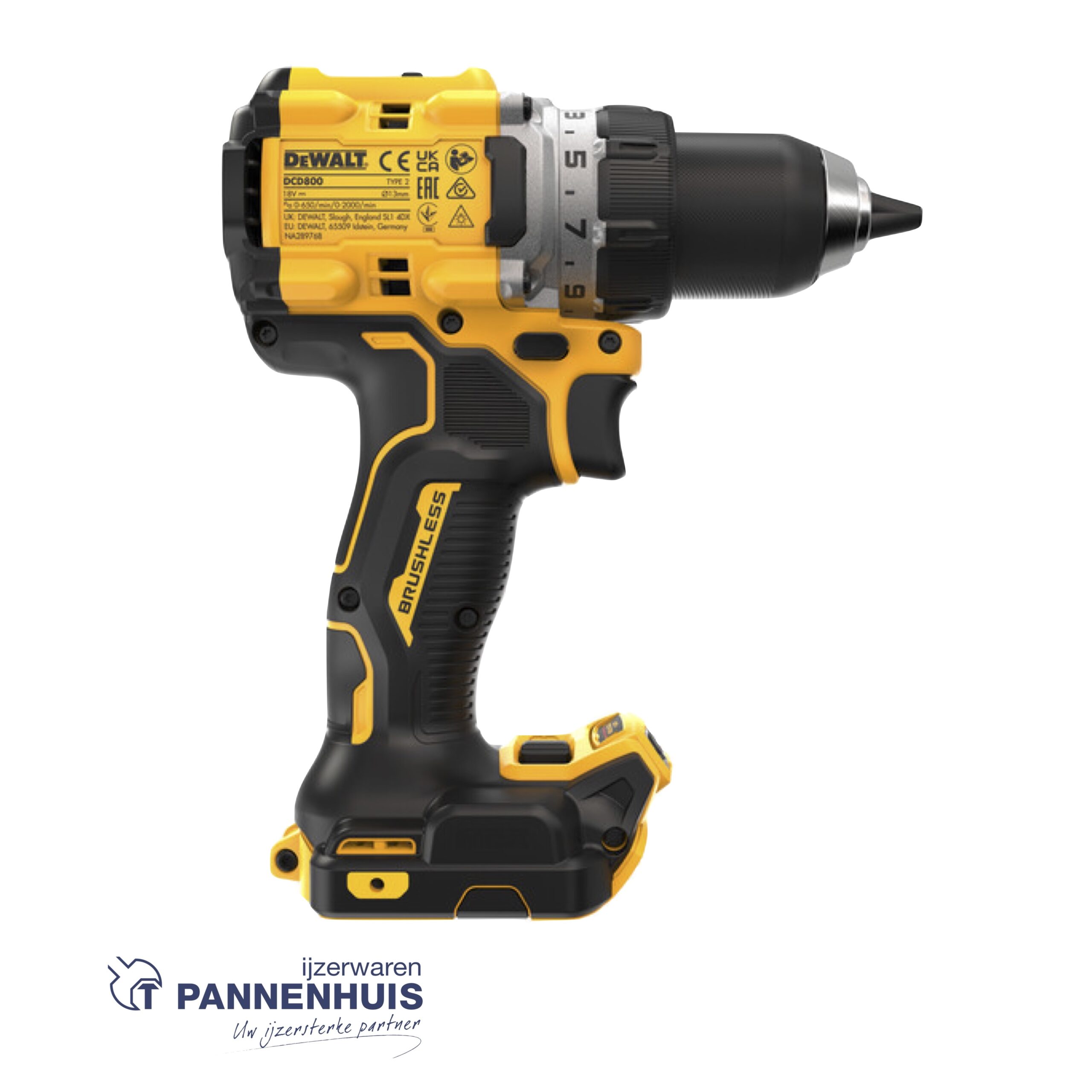Dewalt DCK2051P2T 18V XR Brushless twin kit DCD800 + DCF850 - 2x 5Ah in TSTAK - Afbeelding 3