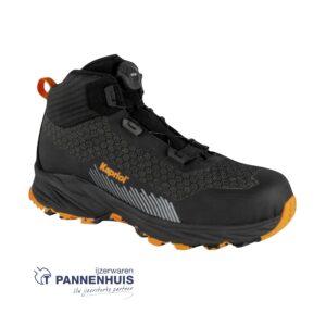 Kapriol Dune Rock Black work shoes met snelsluiting