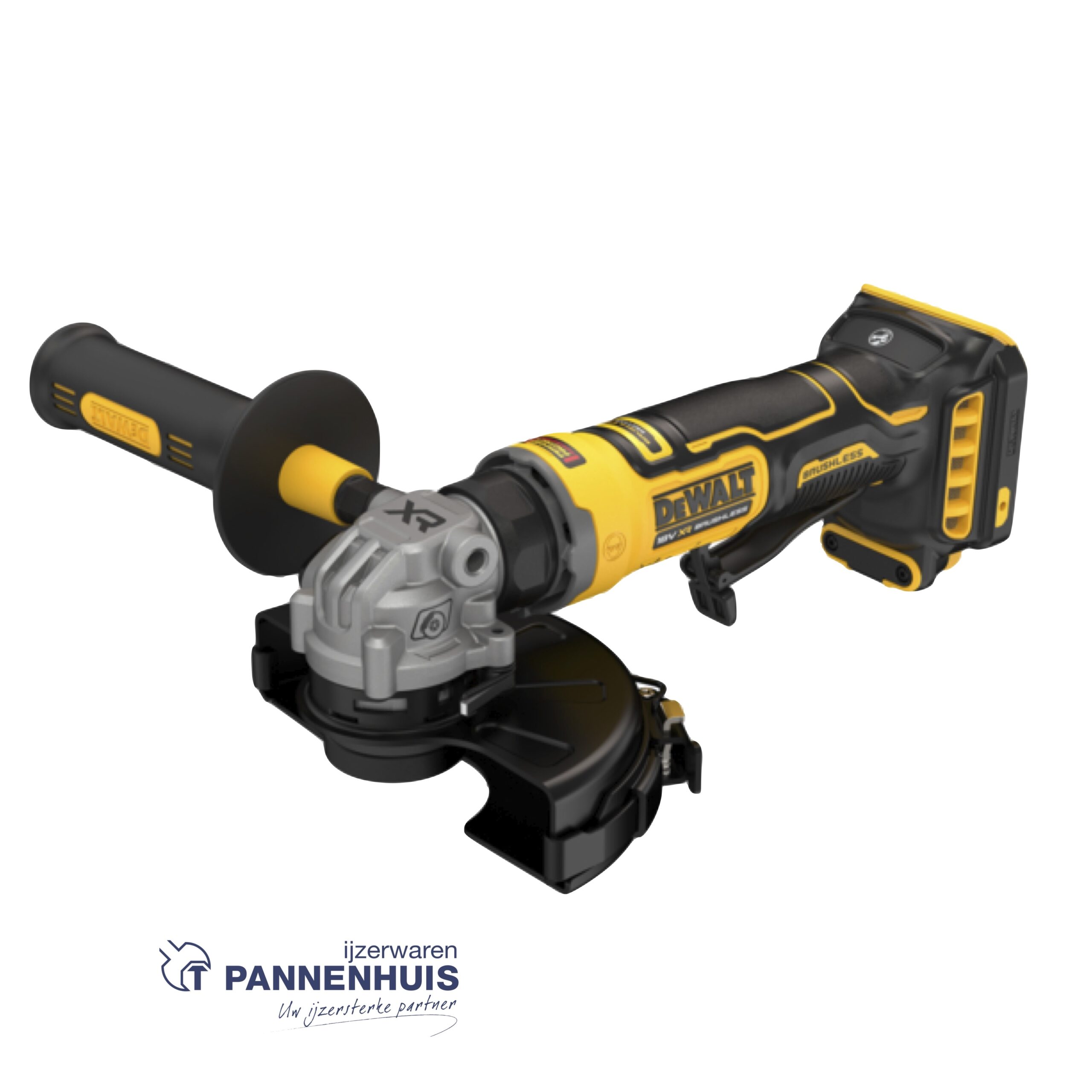 Dewalt DCG404NT 18V XR 125 mm Compacte haakse slijper in TSTAK - Afbeelding 2