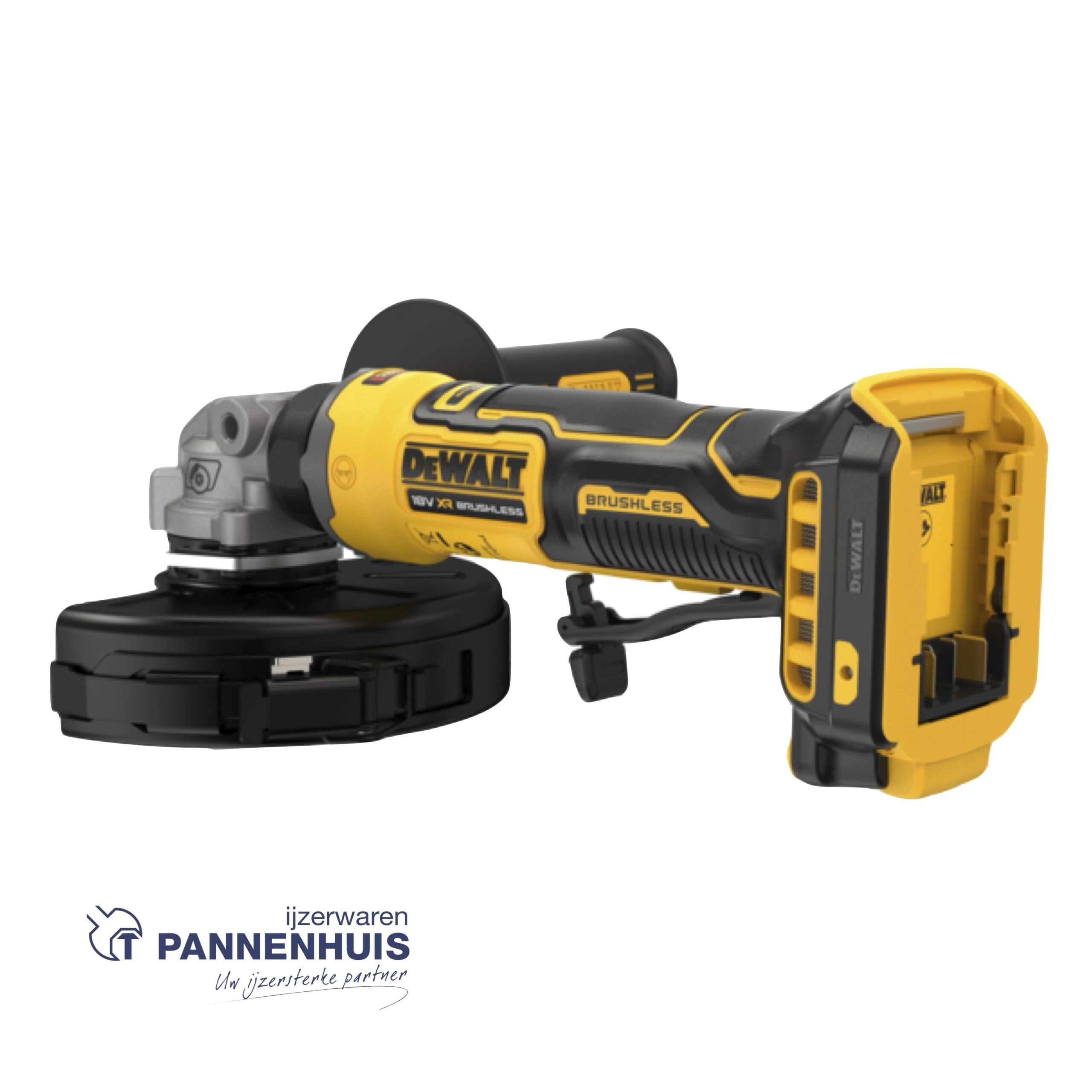 Dewalt DCG404NT 18V XR 125 mm Compacte haakse slijper in TSTAK - Afbeelding 3
