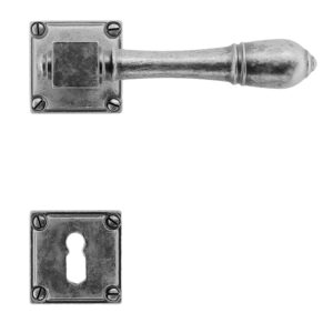 Deurkrukken Old Silver