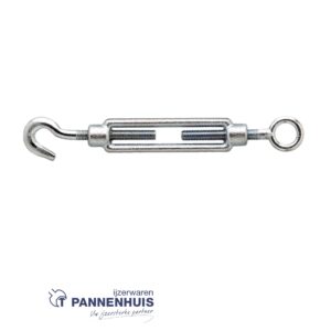kabelspanner Haak-Oog 8 mm verzinkt