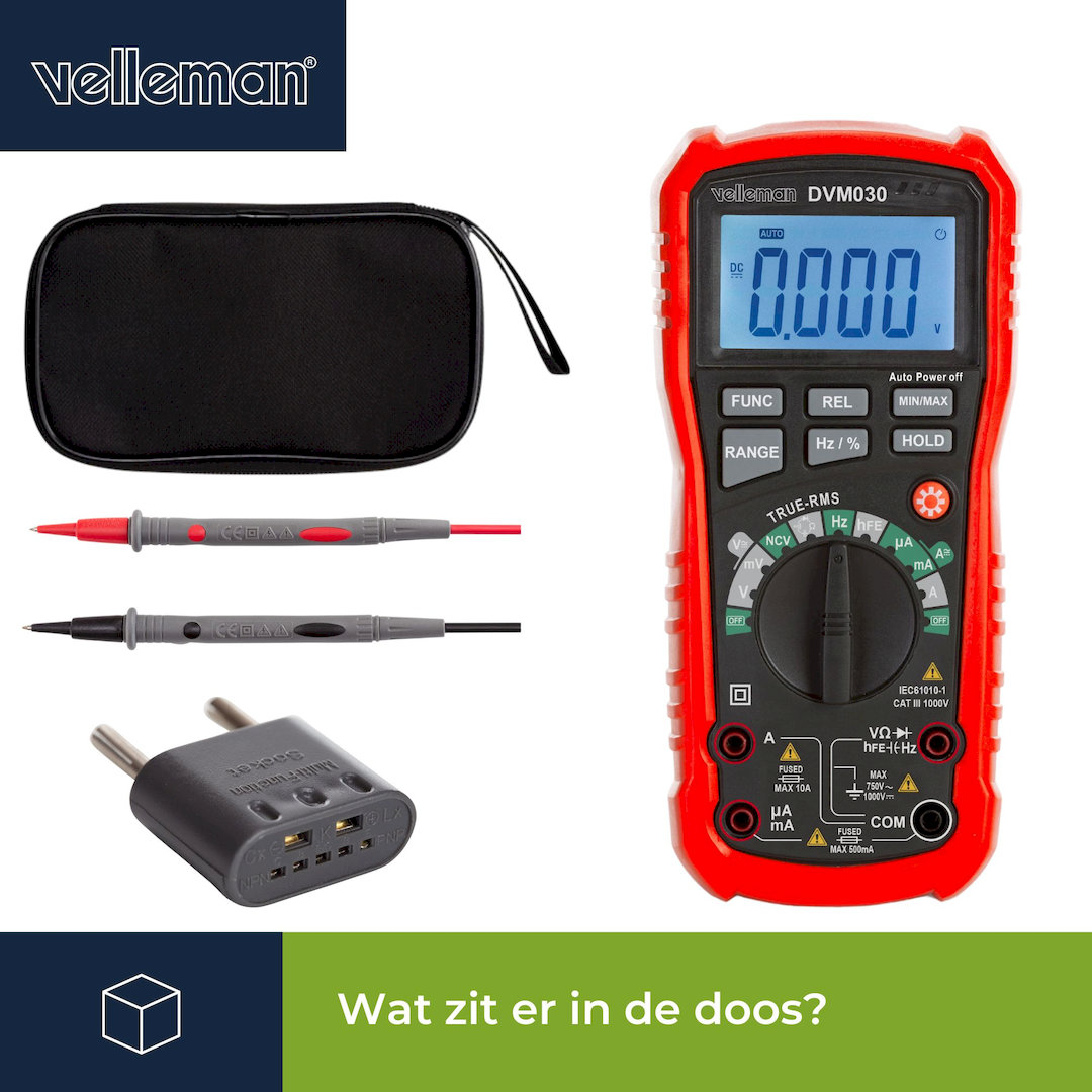 Perel multitester DVM030 - Afbeelding 7