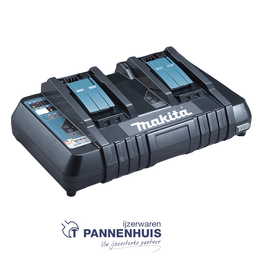 Makita Duo snellader DC18RD 9,6/18V