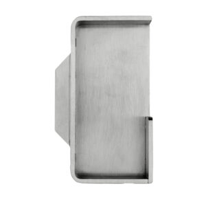 Inkapschelp Carre massief afgerond 50mm inox plus per stuk