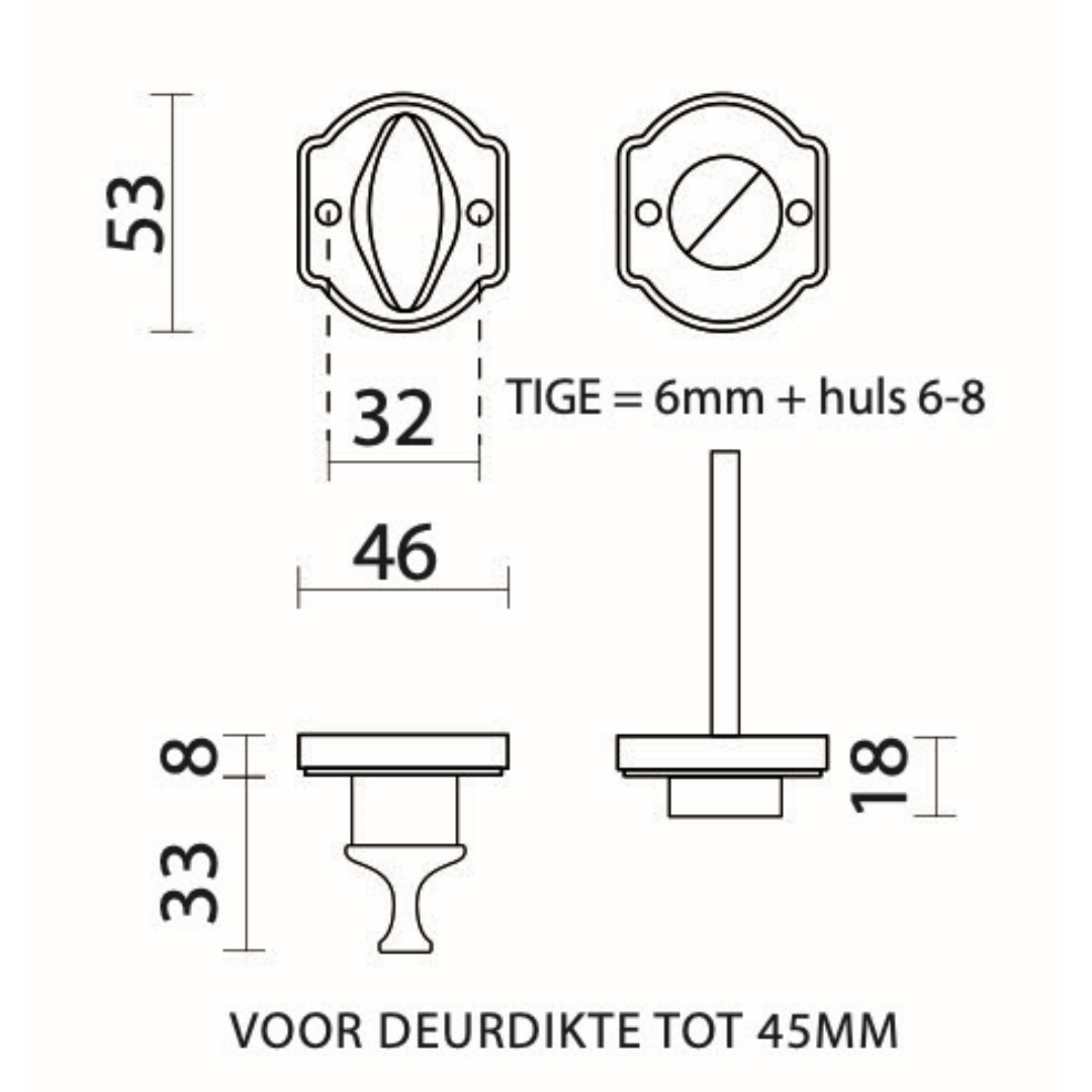 WC garnituur RALPH FONT - Afbeelding 2
