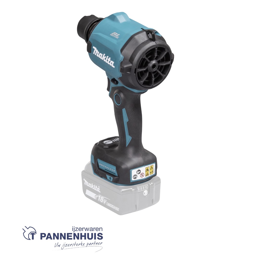 Makita DAS180Z Snoerloze blaas- en zuigmachine met verschillende opzetstukken - Afbeelding 3