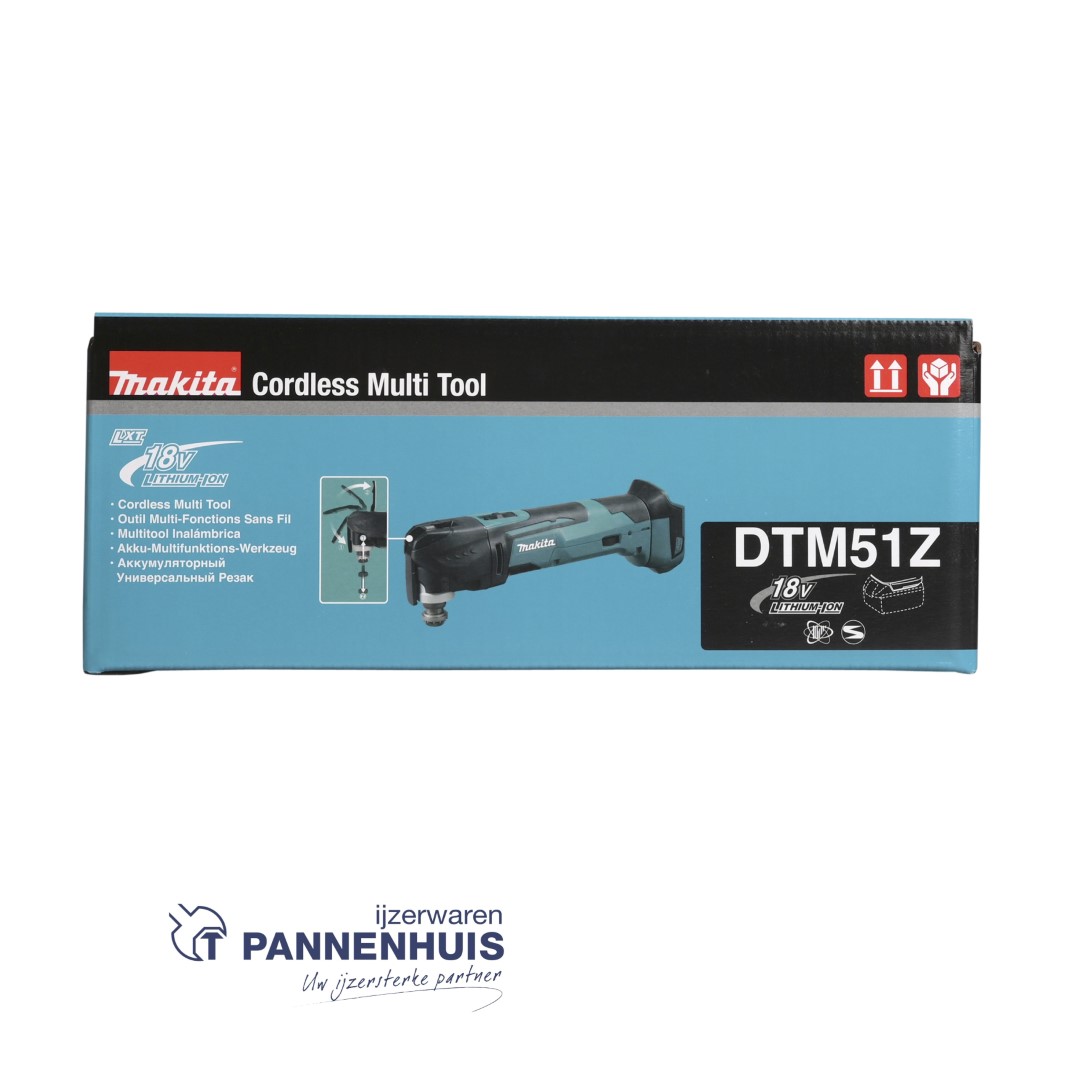 Makita DTM51Z Multitool LXT® 18v body op=op - Afbeelding 2