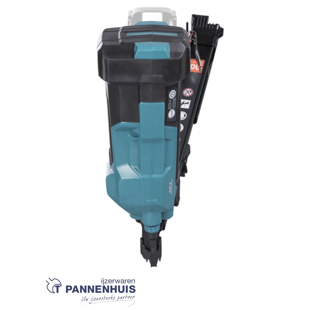 Makita DBN900ZK 18V 34° 18V LXT® constructie nagelmachine voor nagels met halfronde kop. - Afbeelding 3