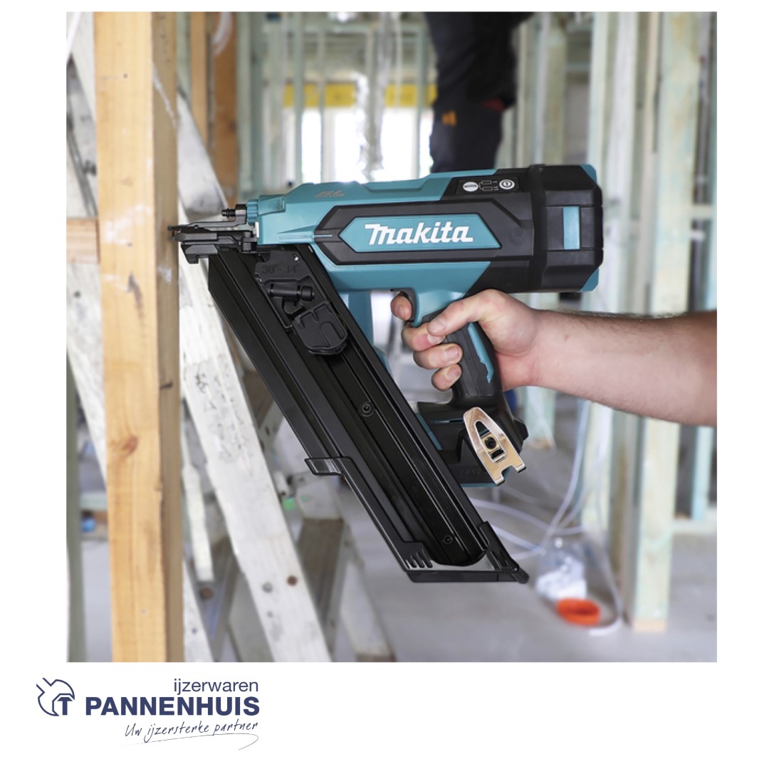 Makita DBN900ZK 18V 34° 18V LXT® constructie nagelmachine voor nagels met halfronde kop. - Afbeelding 5