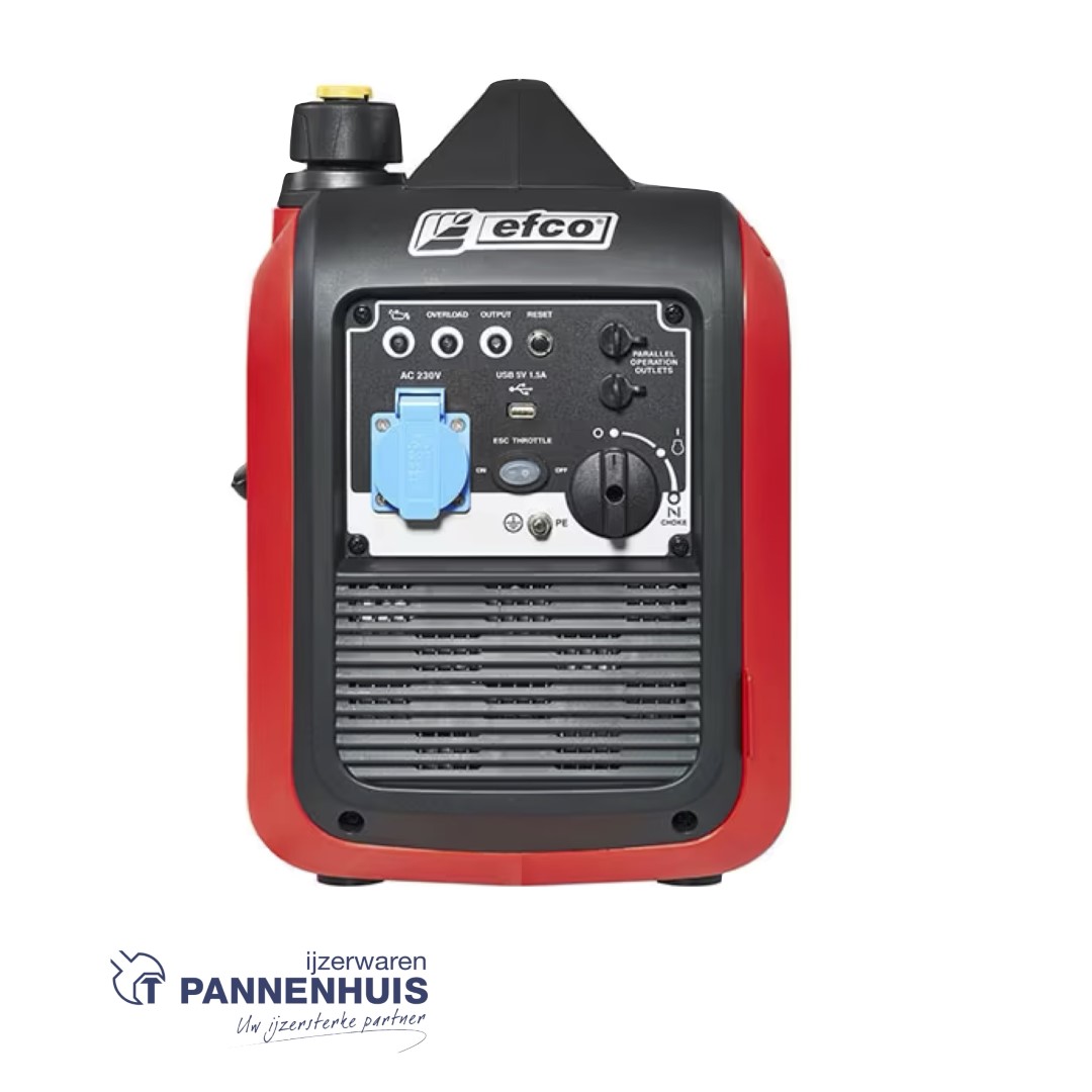 Efco PGE 23i DCS stroomgroep Inverter 1x 220V, 1x USB-1,8 kW-2,3 kW - Afbeelding 2