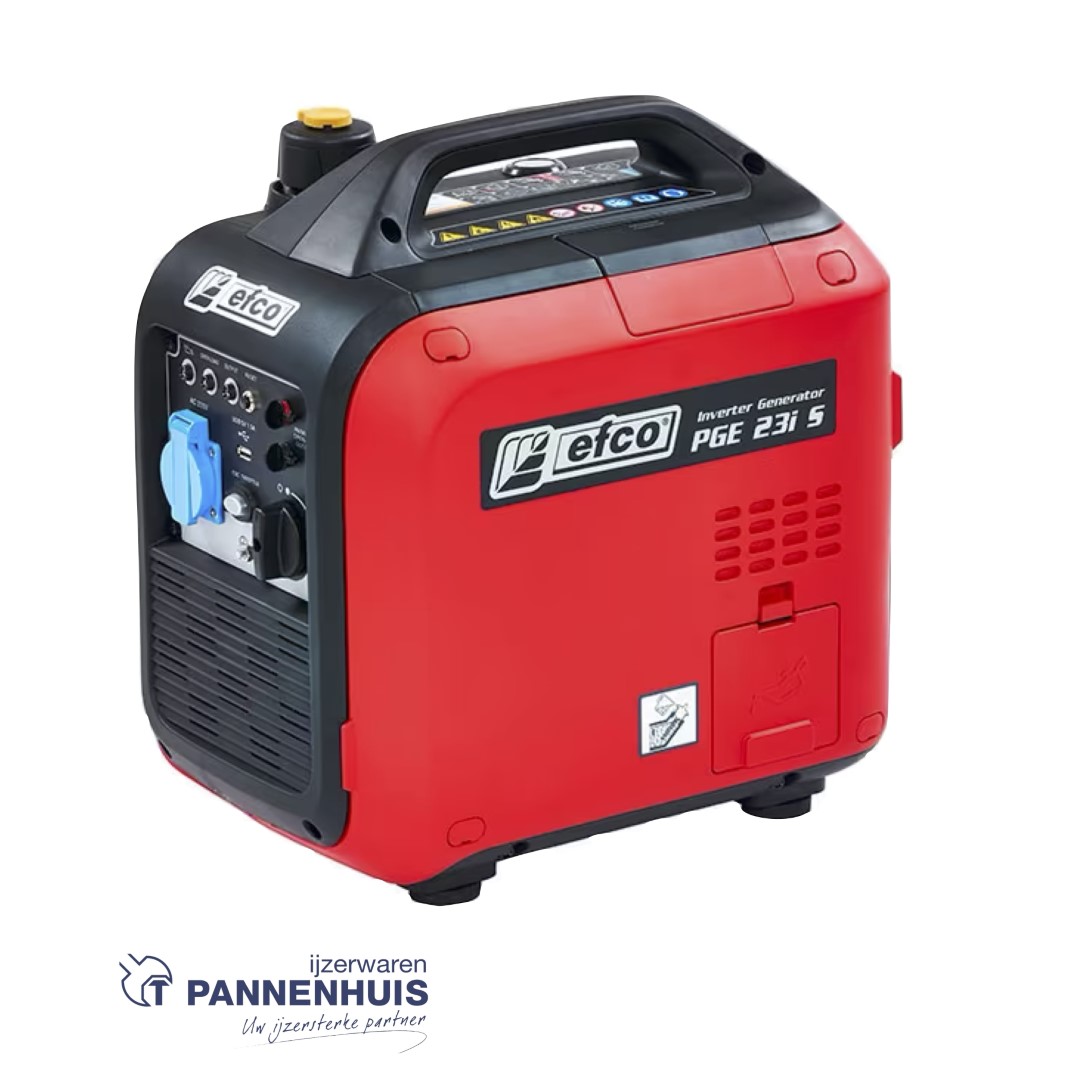 Efco PGE 23i DCS stroomgroep Inverter 1x 220V, 1x USB-1,8 kW-2,3 kW - Afbeelding 3