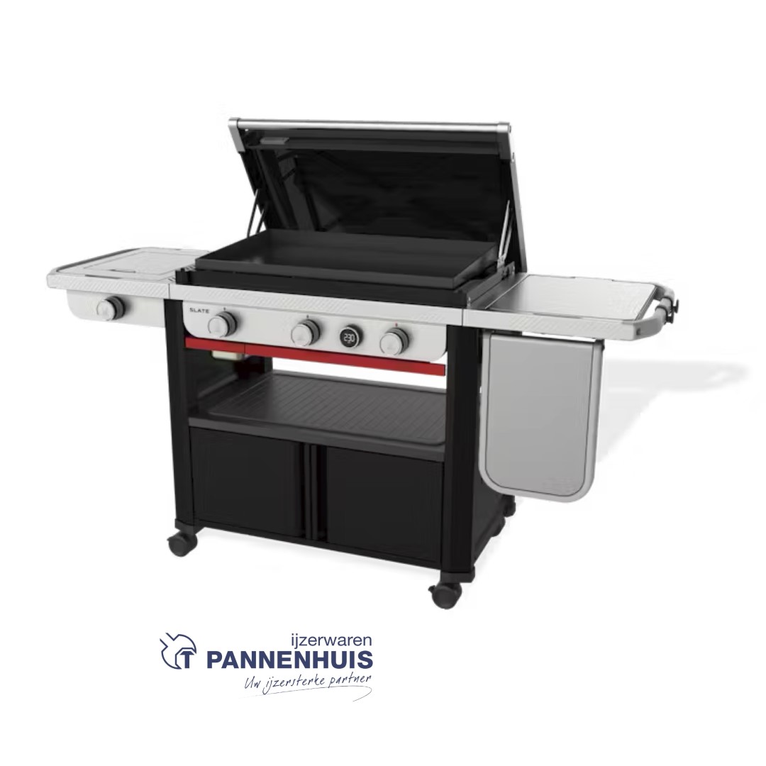 Weber Slate Plancha 76 cm met zijbrander, Black (Gas) - Afbeelding 4