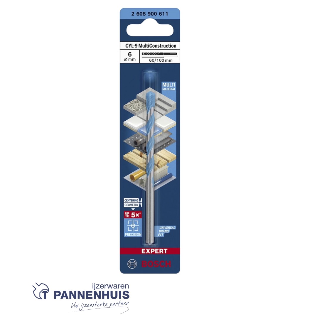 Bosch Boor CYL-9 MultiConstruction 6 x 60x100 - Afbeelding 2