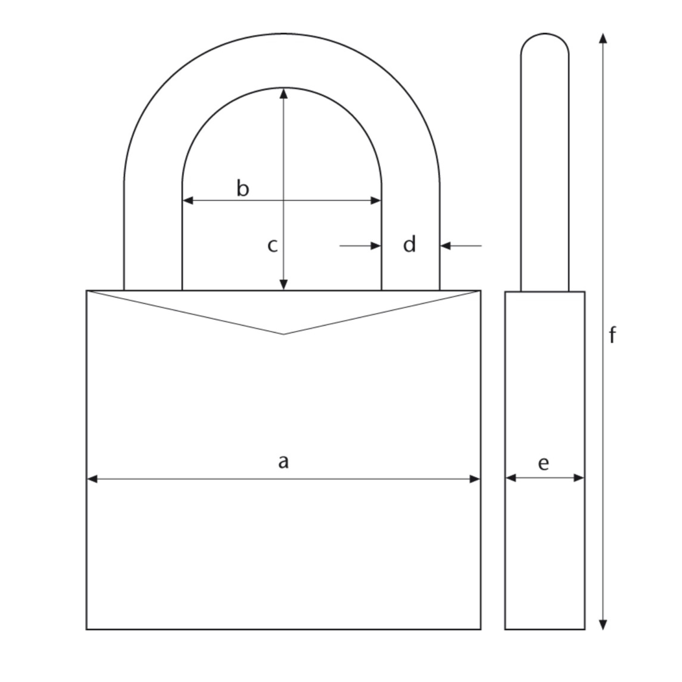 Abus Messing hangslot 55/40 KD (doos) - Afbeelding 4