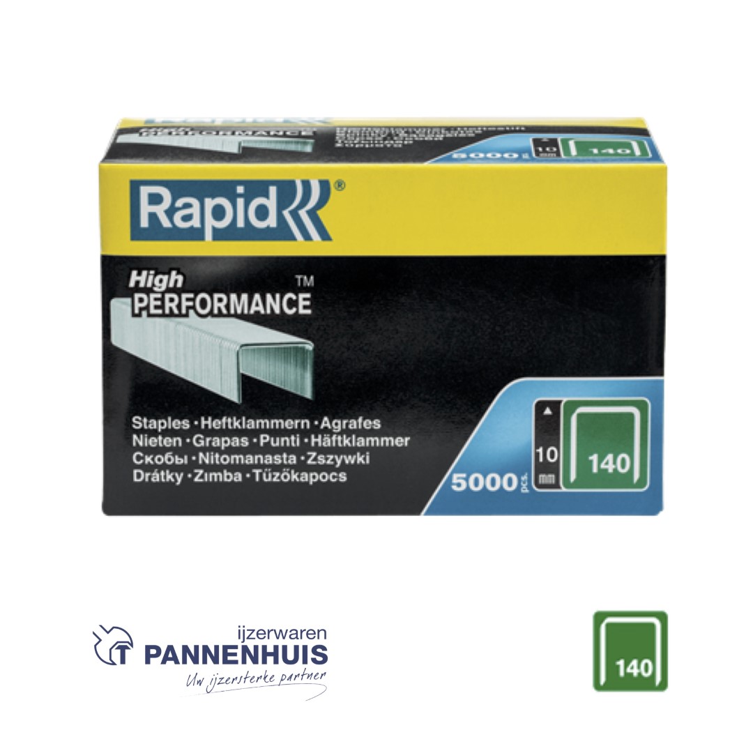 Rapid Nr. 140 vlakdraadnieten 10 mm (5000 st)