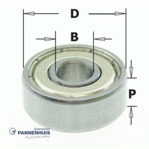 CMT Standaard kogellager D=19x6,35 P=7