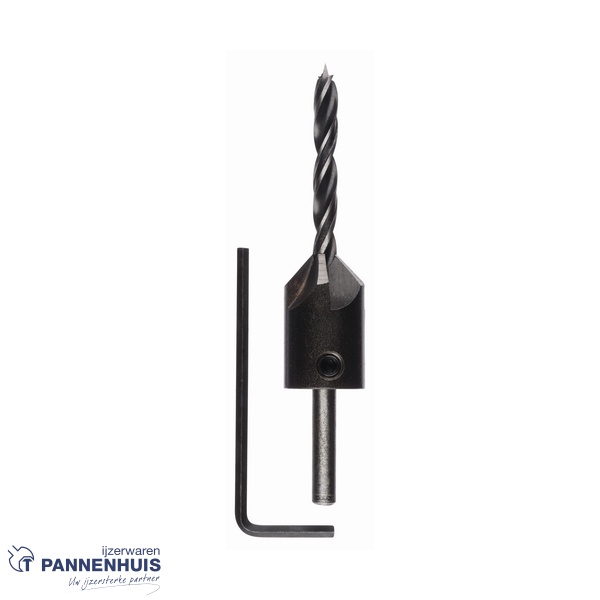 Bosch Houtspiraalboor + Verzinkboor 5x45x85