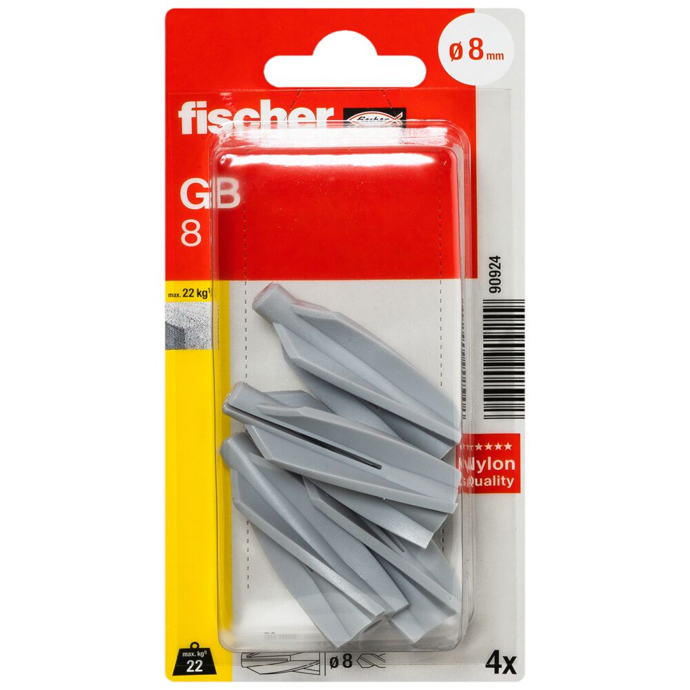fischer Gasbetonplug GB 8 (blister) - Afbeelding 2
