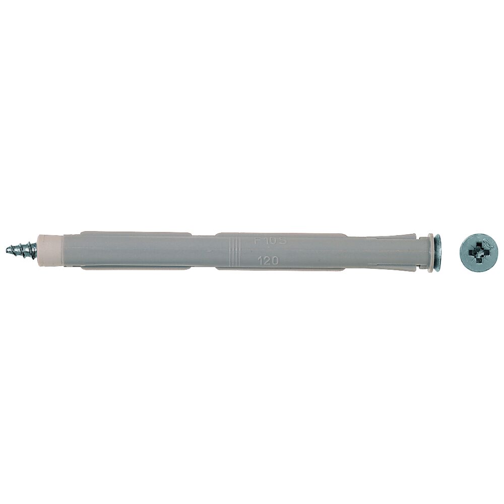 fischer Kozijnplug F 10 S 120 Verzonken kop (50st)