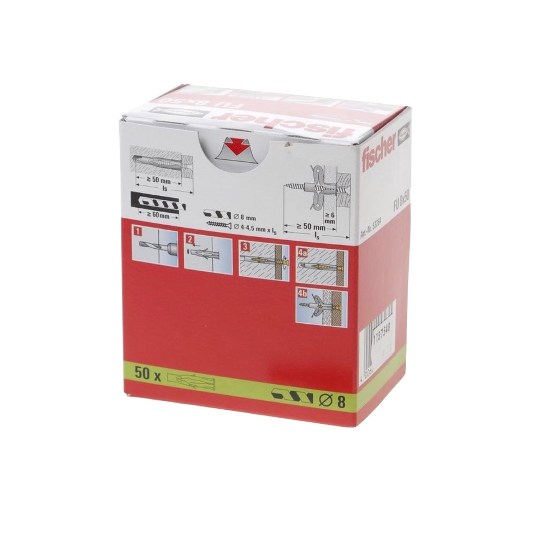 fischer Universeelplug FU 8 x 50 (50st) - Afbeelding 2