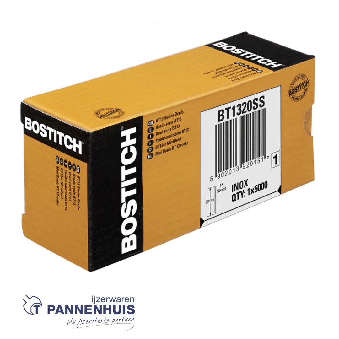 Bostitch nagels F 20 MO INOX (5000st) BT13SS - Afbeelding 2
