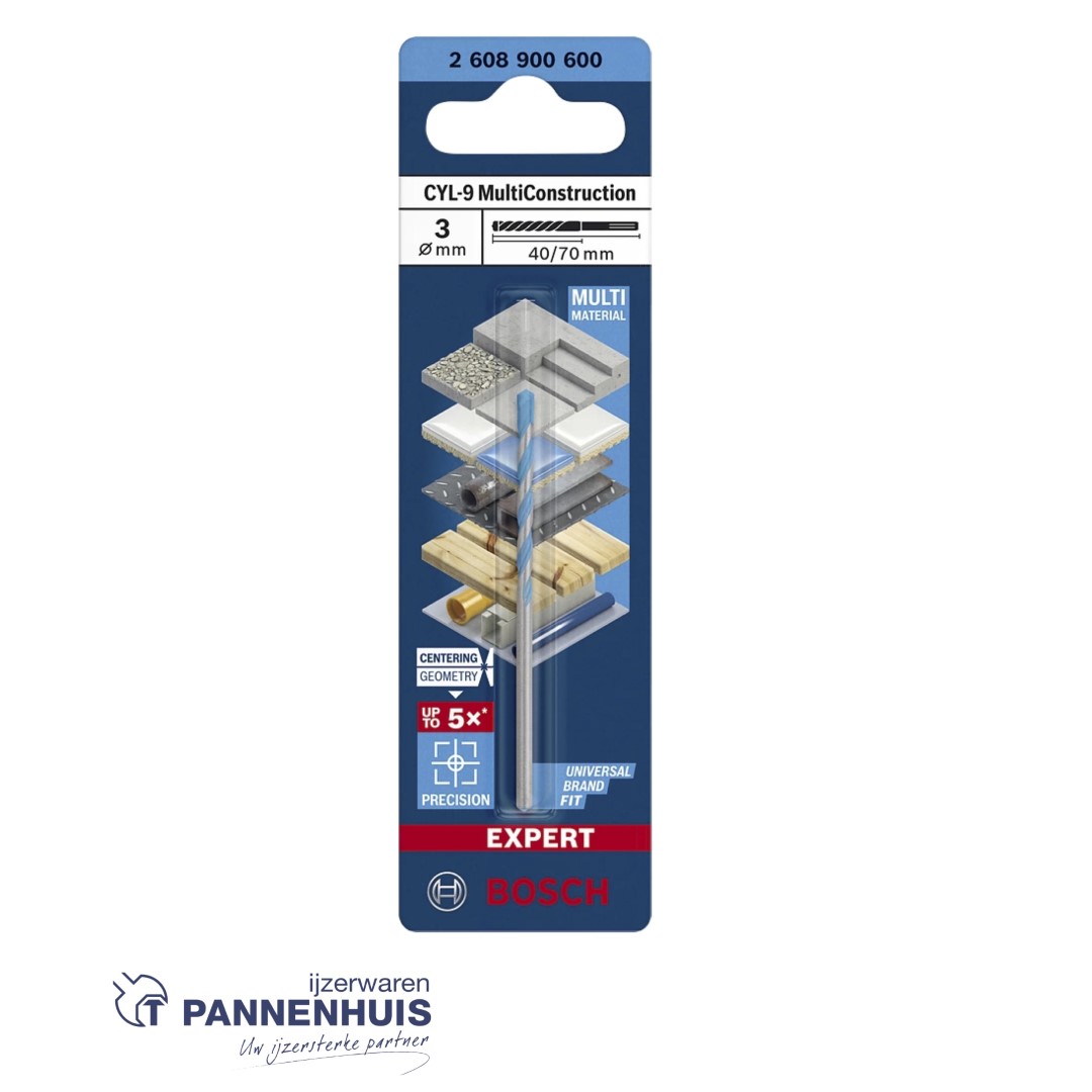 Bosch Boor CYL-9 MultiConstruction 3 x 40x70 - Afbeelding 2