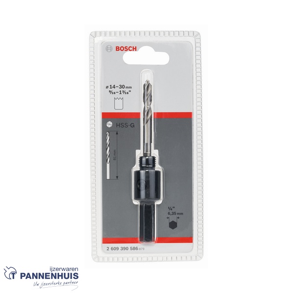 Bosch Adapter zeskant 1/2" - 20 UNF, 14-30 mm - Afbeelding 2