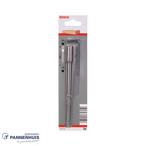 Bosch Verlenging 1/4" 6-kant voor speedboor Self Cut Speed 152 mm - Afbeelding 2